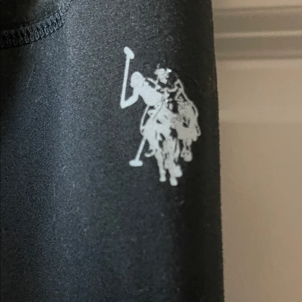 U.S. Polo Assn. Black Flared Leggings - Picture 3 of 4